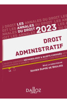 Annales droit administratif 2023