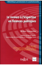 Le recours a l-expertise en finances publiques - prix de la fondation jacques descours desacres