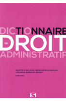 Dictionnaire de droit administratif 8ed