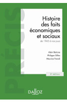 Histoire des faits economiques et sociaux de 1945 a nos jours 5ed