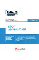 Droit administratif - l2 - 3 copies reelles d-etudiants annotees et corrigees - 9 dissertations, 12