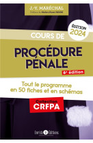 Cours de procedure penale 2024 - tout le programme en 50 fiches et en schemas