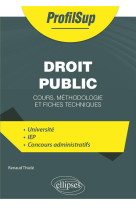 Droit public - cours, methodologie et fiches techniques