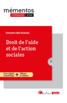 Droit de l-aide et de l-action sociales - cours integral et synthetique - tableaux et cartes