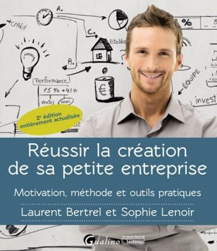 REUSSIR LA CREATION DE SA PETITE ENTREPRISE - MOTIVATION - METHODE - OUTILS PRATIQUES - BERTREL/LENOIR - GUALINO