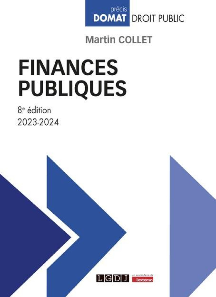 FINANCES PUBLIQUES - COLLET MARTIN - LGDJ