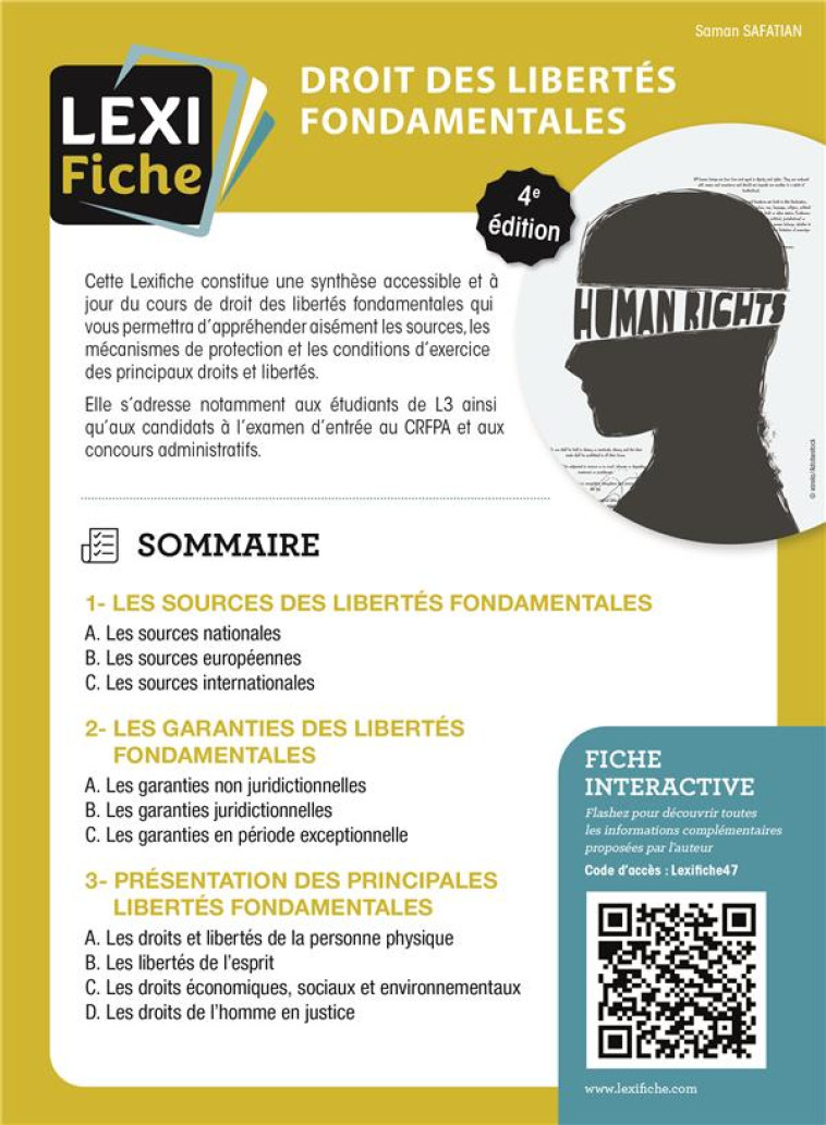 DROIT DES LIBERTE FONDAMENTALES - SAMAN SAFATIAN - ENRICK